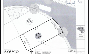 Venta de terreno en Fraccionamiento Sauco, Haras del Bosque
