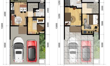 Rumah 2LT dengan Private Pool Cluster