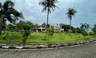 Tanah 555 m Ngantong Depan Taman di Jl Neptunus Villa Cinere Mas