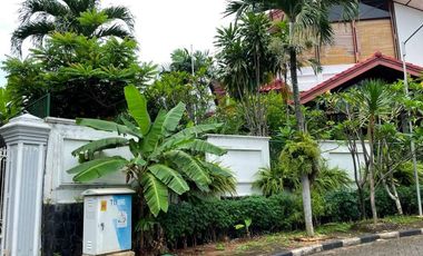 Tanah 555 m Ngantong Depan Taman di Jl Neptunus Villa Cinere Mas