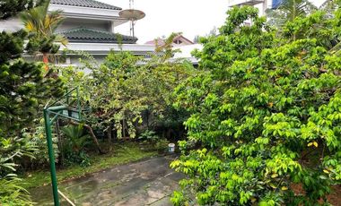 Tanah 555 m Ngantong Depan Taman di Jl Neptunus Villa Cinere Mas