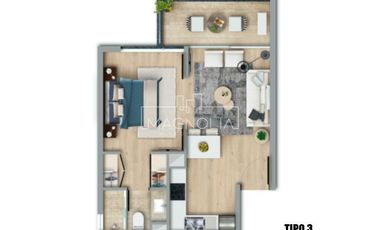 Departamento en Venta en a pasos de Zoco, punto gastronomico y cultural