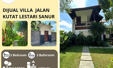 DIJUAL VILLA LOKASI KUTATAP LESTARI SANUR