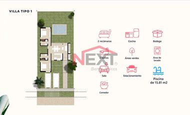 VILLAS 1 KOMUNAH SAN CRISANTO, YUCATAN