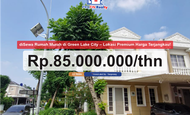 Disewakan Tahunan Rumah Murah di Green Lake City