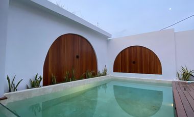 Villa Mediterania Santorini Siap Huni di Nusa Dua Bali