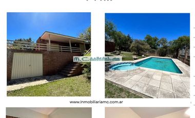 AT23. CUESTA BLANCA. GRAN CASA DE 3 DORM C/ PILETA. (7 PAX)