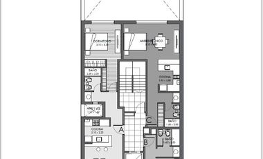 VENTA Monoambiente c/cochera opcional Cafferata 800 - Barrio Echesortu, Rosario