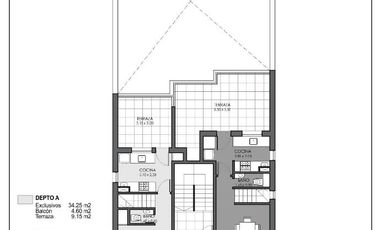 EN VENTA - DUPLEX c/Balcón Y Terraza EXCLUSIVA - Av. Pellegrini al 2600, Rosario