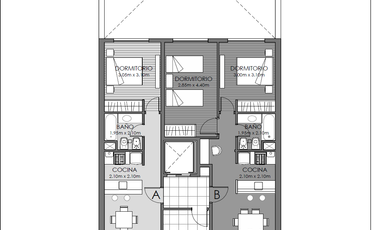 Semipiso EN VENTA 1 dormitorio c/Balcón - Santa Fe al 2500 -Macrocentro, Rosario