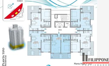 Departamento en venta de 1 dormitorio en Las Grutas RIO NEGRO