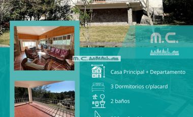 V167.TALA HUASI. IMPONENTE CASA+DPTO s/ CALLE PRINCIPAL