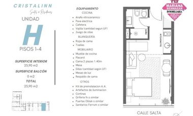 CRISTAL INN - DEPARTAMENTOS EN POZO