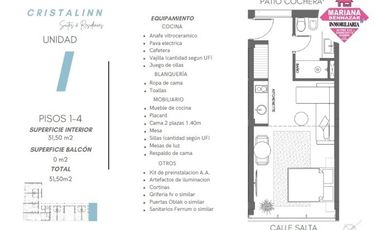 CRISTAL INN - DEPARTAMENTOS EN POZO