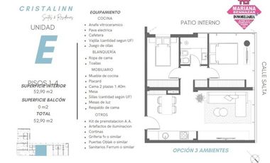 CRISTAL INN - DEPARTAMENTOS EN POZO
