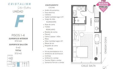 CRISTAL INN - DEPARTAMENTOS EN POZO
