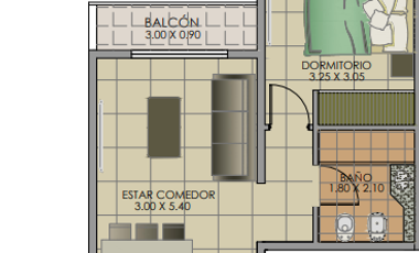 Departamento 2 Ambientes Venta Moreno