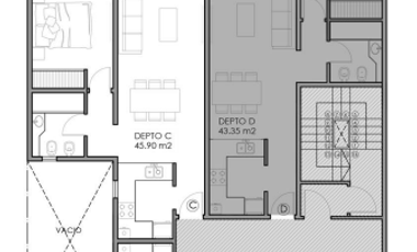Departamento 2 Ambientes Venta Moreno