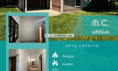 V186. SOLARES DE ICHO CRUZ. ENCANTADORA CASA 3 DORM. PARQUE. APTA CREDITO.
