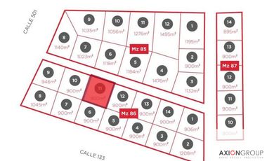 Calle 501 - LOTE en Altos del Sol