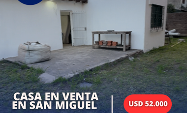 Casa en venta de 2 dormitorios en San Miguel