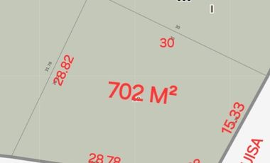 Hermoso lote en esquina en venta en Sierra de los Padres