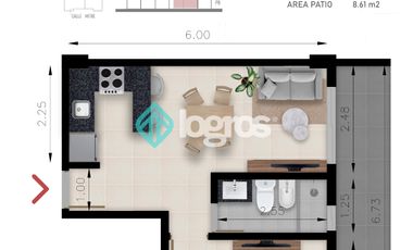 Departamento en venta – FINANCIADO – 1 dormitorio MACROCENTRO