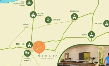 Terreno en Venta en Xamá 21°, Motul, Yucatán