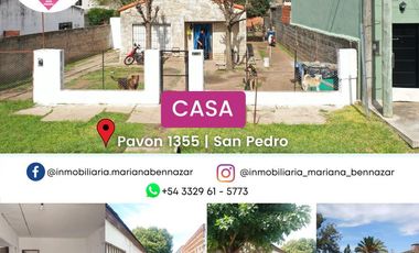 CASA EN VENTA - SAN PEDRO