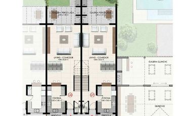 Casa  VENTA-Condos Ugarchete, Aldea Fisherton- 3 dorm 3 baños, 2 cocheras, PATIO