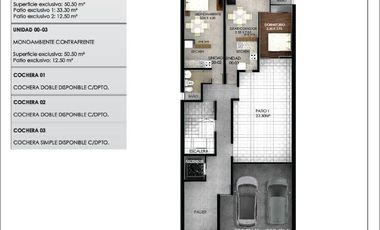 Cochera en venta DOBLE y para dos autos Urquiza 3500 - Echesortu - Rosario