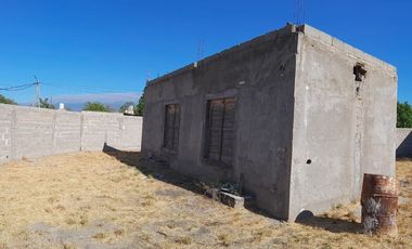 CASA A TERMINAR DE 45m2 CON CERRAMIENTO PERIMETRAL