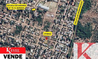 LOTE DE 314m2 EN VALLE VIEJO, EL BAÑADO- LISTO PARA ESCRITURAR