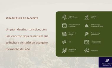 MONOAMBIENTE  en VENTA Cafayate, Salta Argentina