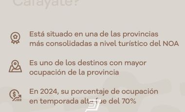MONOAMBIENTE  en VENTA Cafayate, Salta Argentina