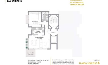 VENTA departamentos semipisos La PerlaMar del Plata 2 ambientes