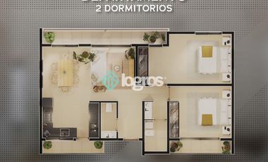 Departamento en venta de 2 dormitorios con cochera en Macrocentro - 2026