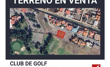Terreno Residencial Club de Golf Pachuca