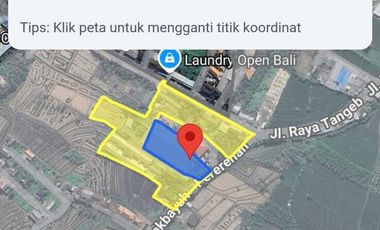 Gudang Seharga Tanah di Jalan Utama Tumbak Bayuh Canggu Bali