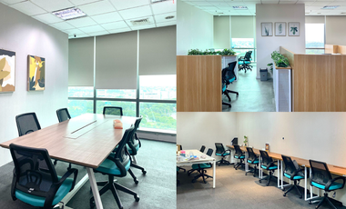 FOR RENT office space full furnish 414mtr LIPPO ST MORITZ OFFICE TOWER