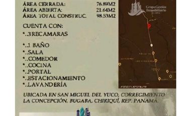 SE VENDE CASA NUEVA $90.000