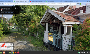 Rumah Besar 2 Lt Pojok+Perabot, Perum Pondok Mutiara, Sidoarjo Kota