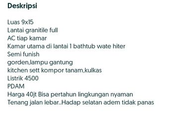 Rumah 2 Lantai Siap Huni, Perum Pondok Mutiara, Sidoarjo Kota