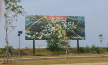 Disewakan 3 Unit Kavling Komersial Jl Gatot Subroto PIK 2 Jakut