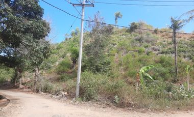 Tanah 27 are di dekat circuit mandalika, view perbukitan spektakuler