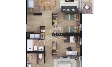 Departamento en Venta en AV. OSSA - SAN VICENTE DE PAUL