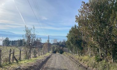 Venta Parcela Cam Villarrica Pucón con vista panoramica al lago