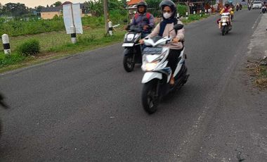 TANAH SAWAH STRATEGIS MURAH DI JL UTAMA BESI - JANGKANG SLEMAN YOGYA