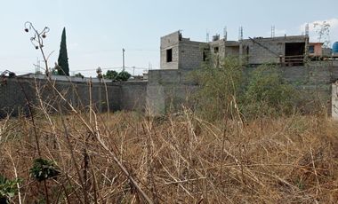 Terreno habitacional en renta en San Miguel Tocuila, Texcoco, México