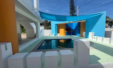 Casa en venta en 2da Fila y en esquina en Telchac Puerto